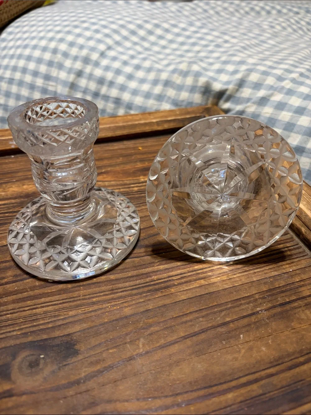Waterford Crystal candlestick holders (set of 2)